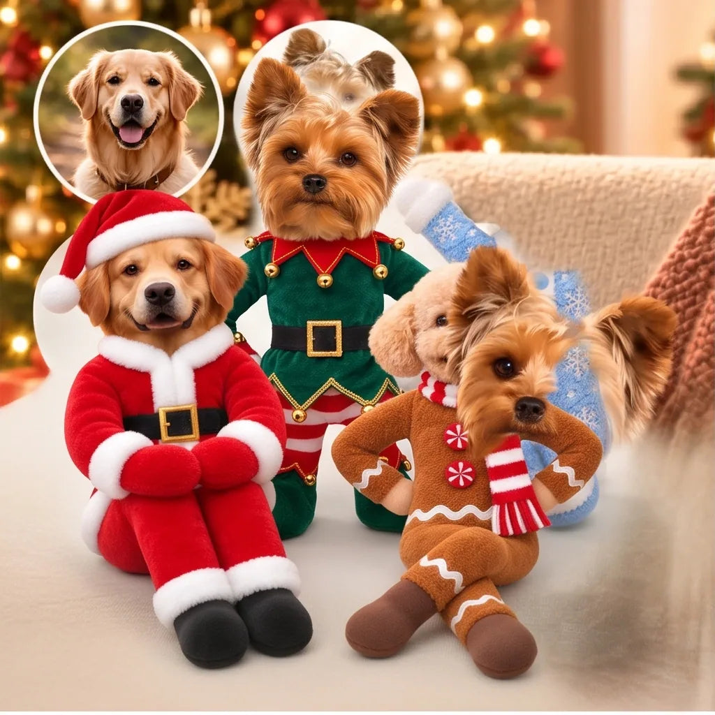 My Merry Pup – Votre Chien de Noël personnalisée et articulée